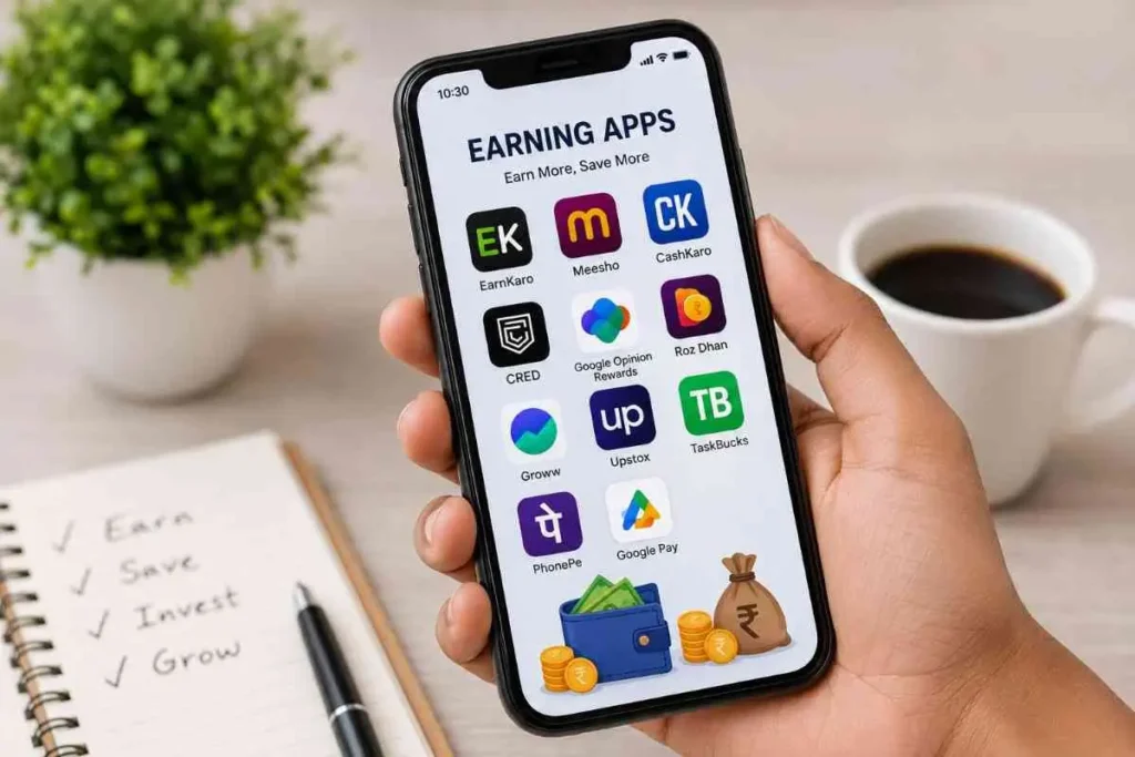 Best earning apps in India 2026