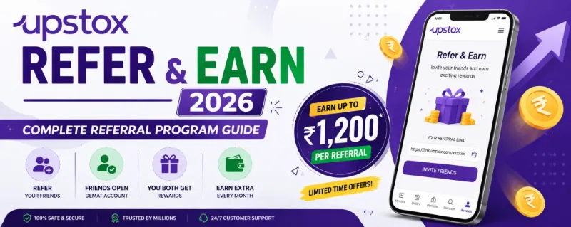 Upstox Refer & Earn 2026 | Complete Referral Program Guide