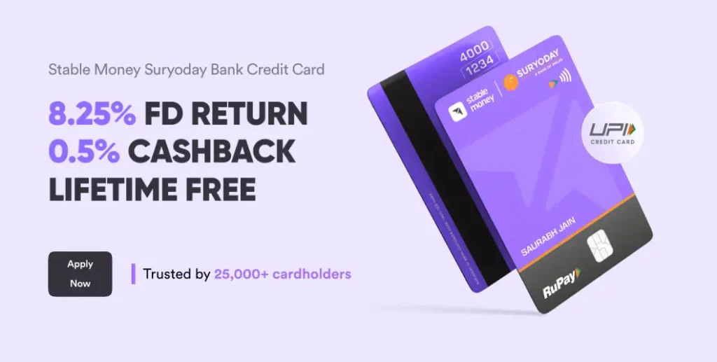 Get a Secured Credit Card Against an FD